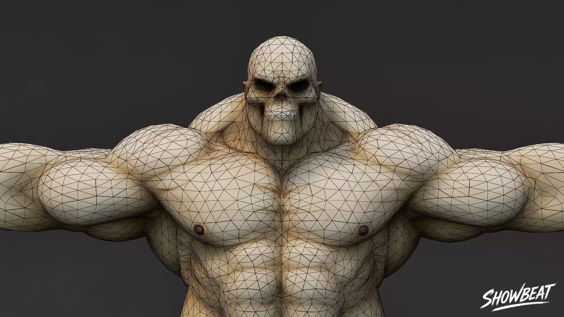 Complete Ghoul T-Pose Pack Low-poly 3D model_38