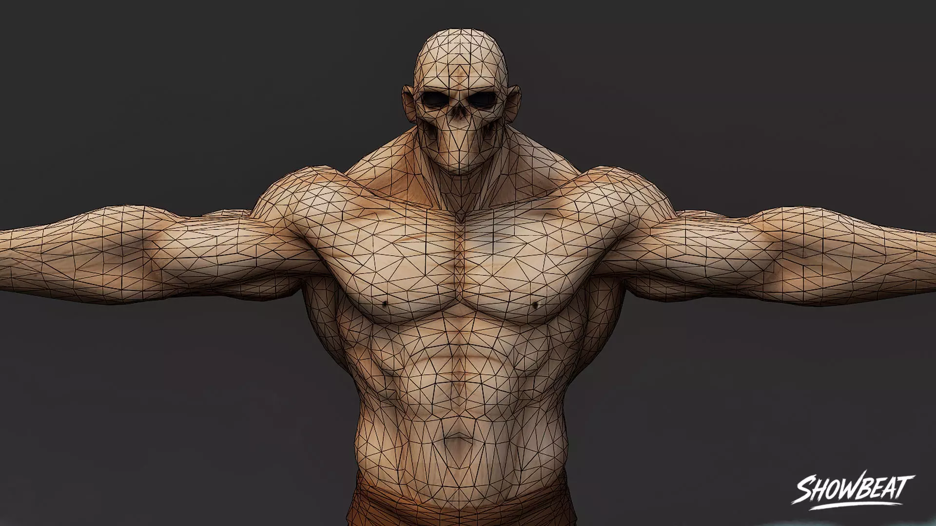 Complete Ghoul T-Pose Pack Low-poly 3D model_13