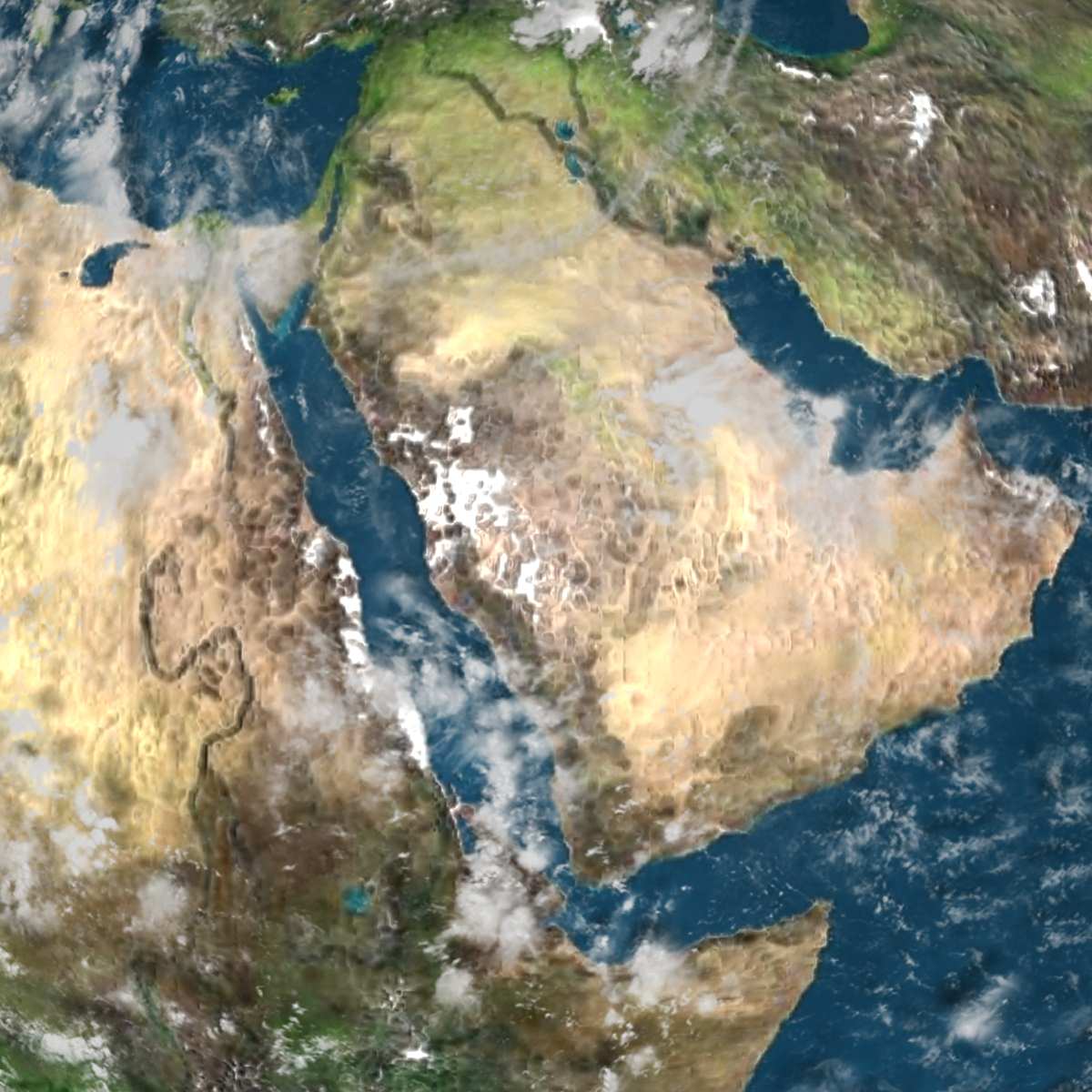 Earth 3D Model from space - elements furnished 3D model_12