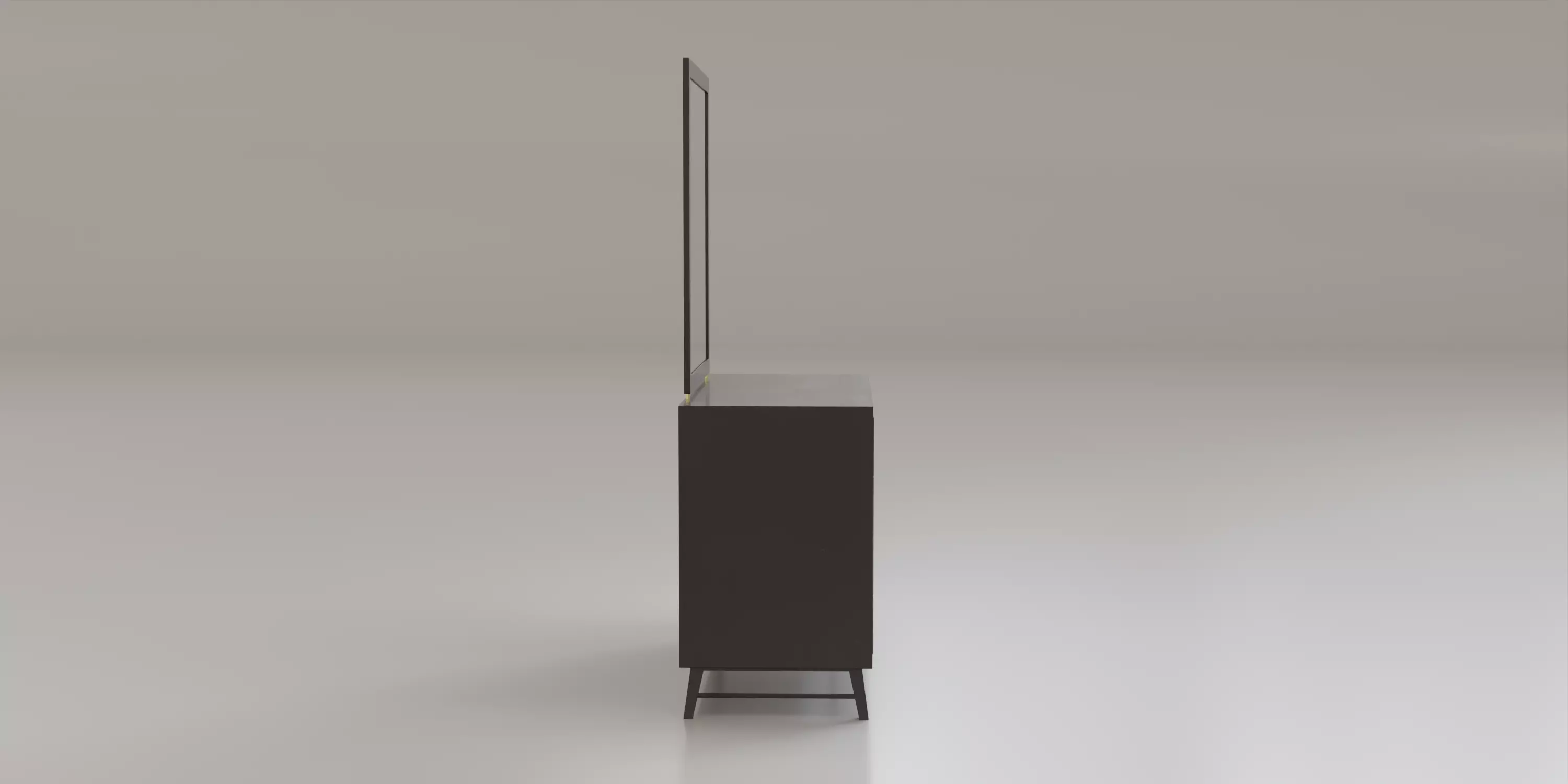 Dresser Low-poly 3D model_2