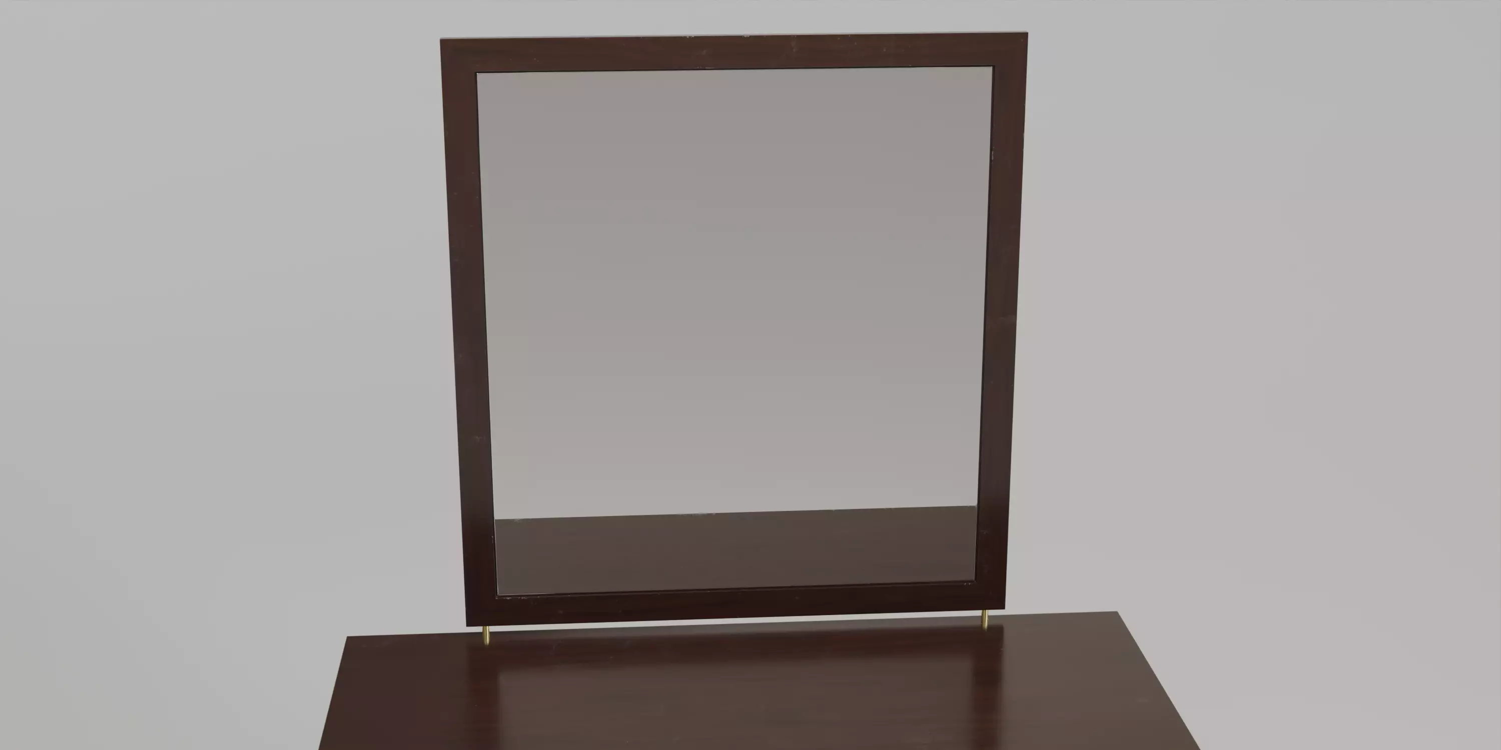 Dresser Low-poly 3D model_7