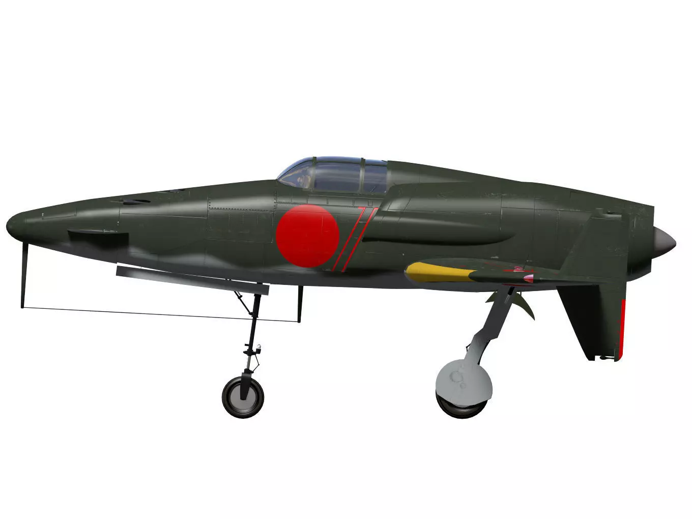 Kyusyu J7W2 Shinden kai 3D model_10