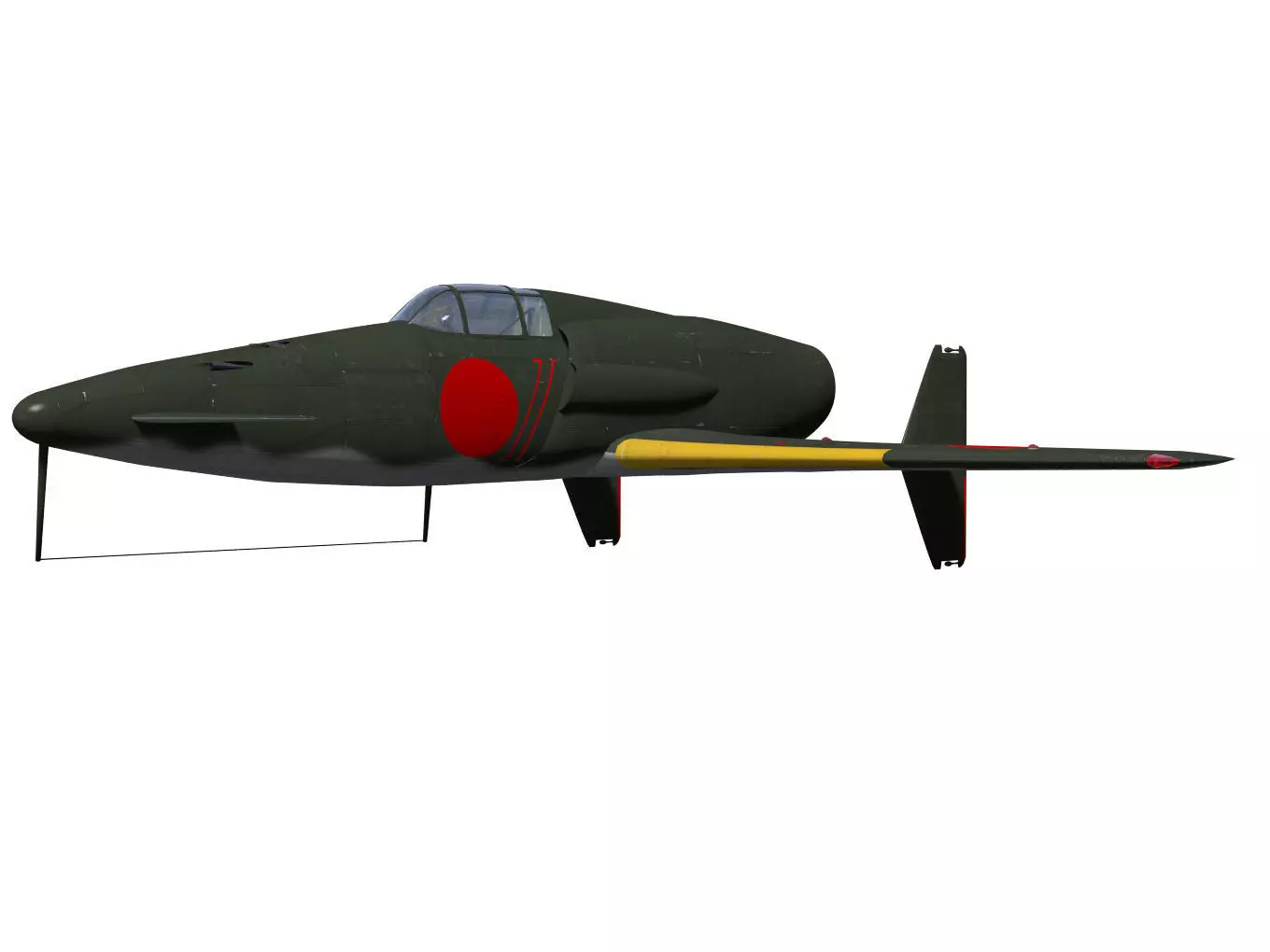 Kyusyu J7W2 Shinden kai 3D model_2