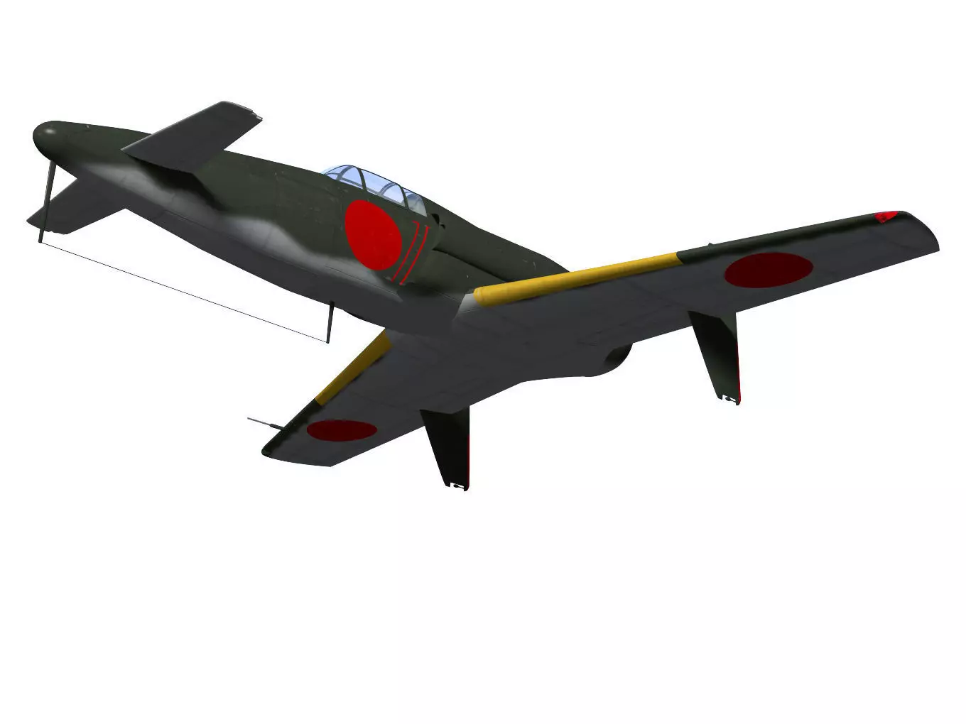Kyusyu J7W2 Shinden kai 3D model_3