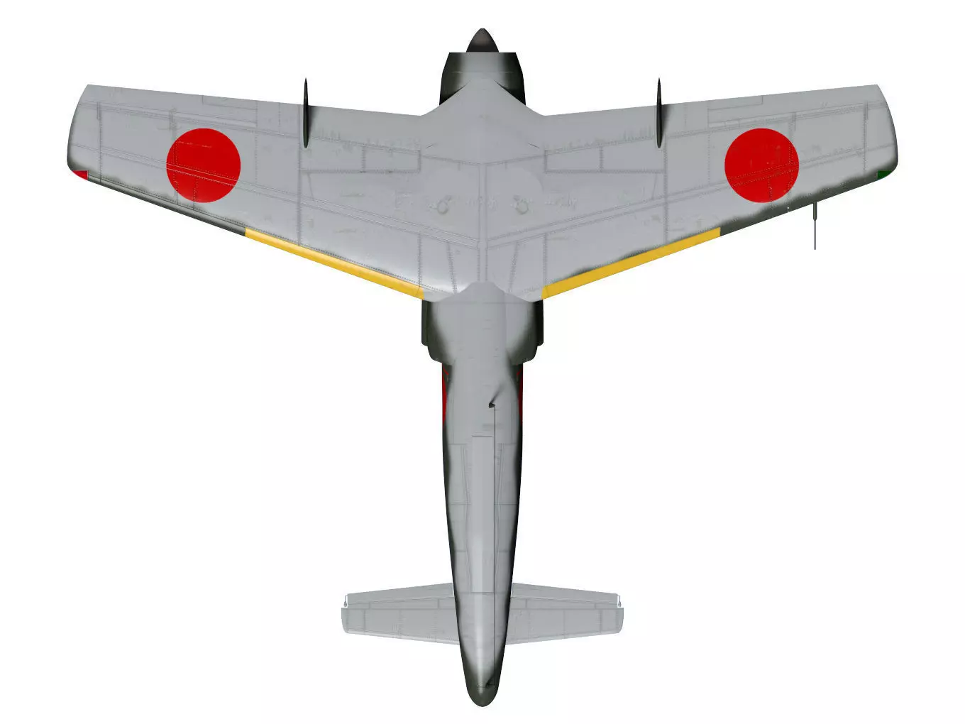 Kyusyu J7W2 Shinden kai 3D model_14