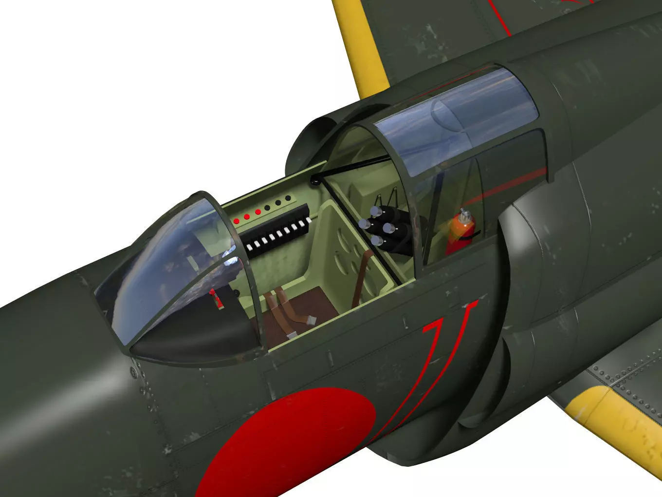 Kyusyu J7W2 Shinden kai 3D model_8