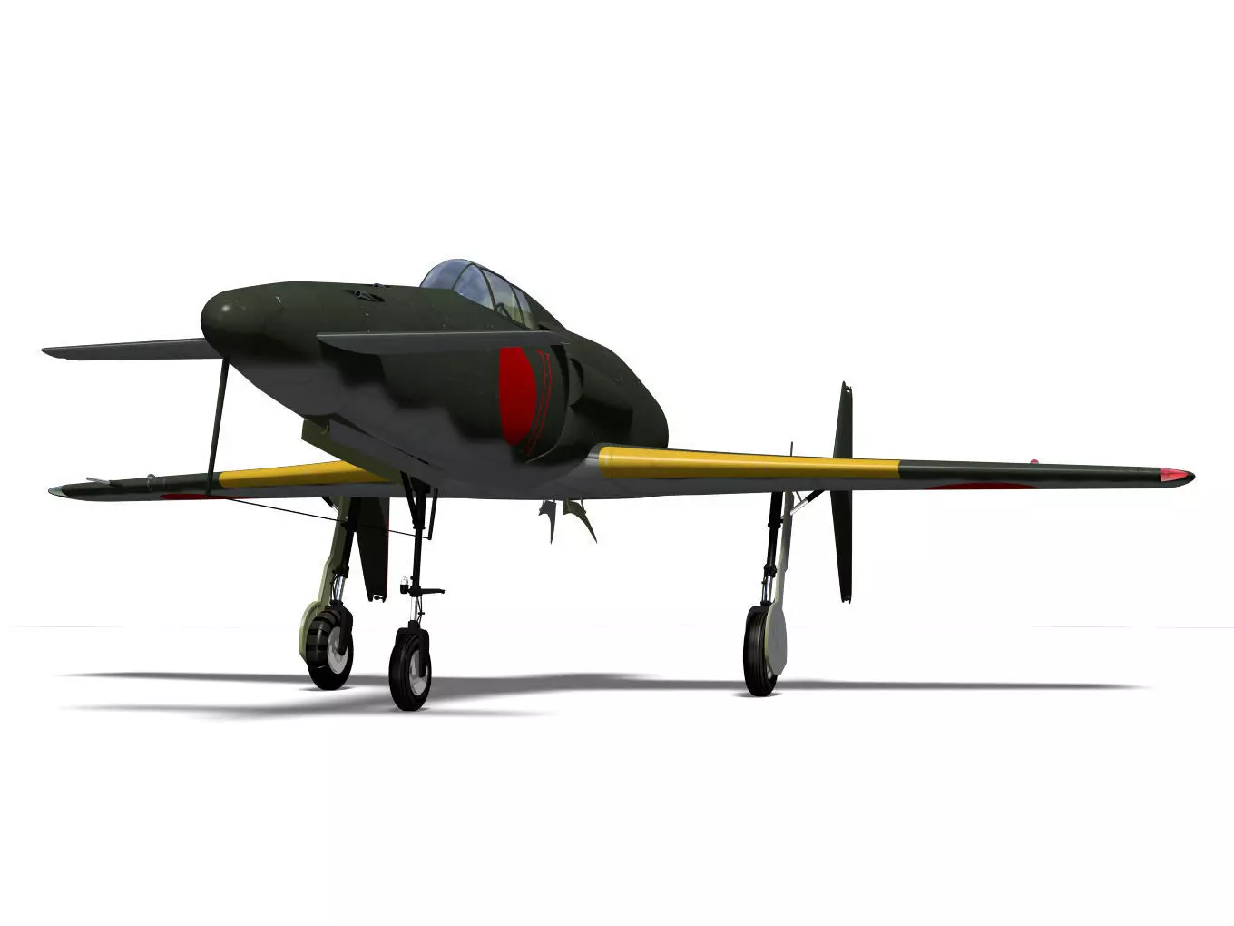 Kyusyu J7W2 Shinden kai 3D model_7