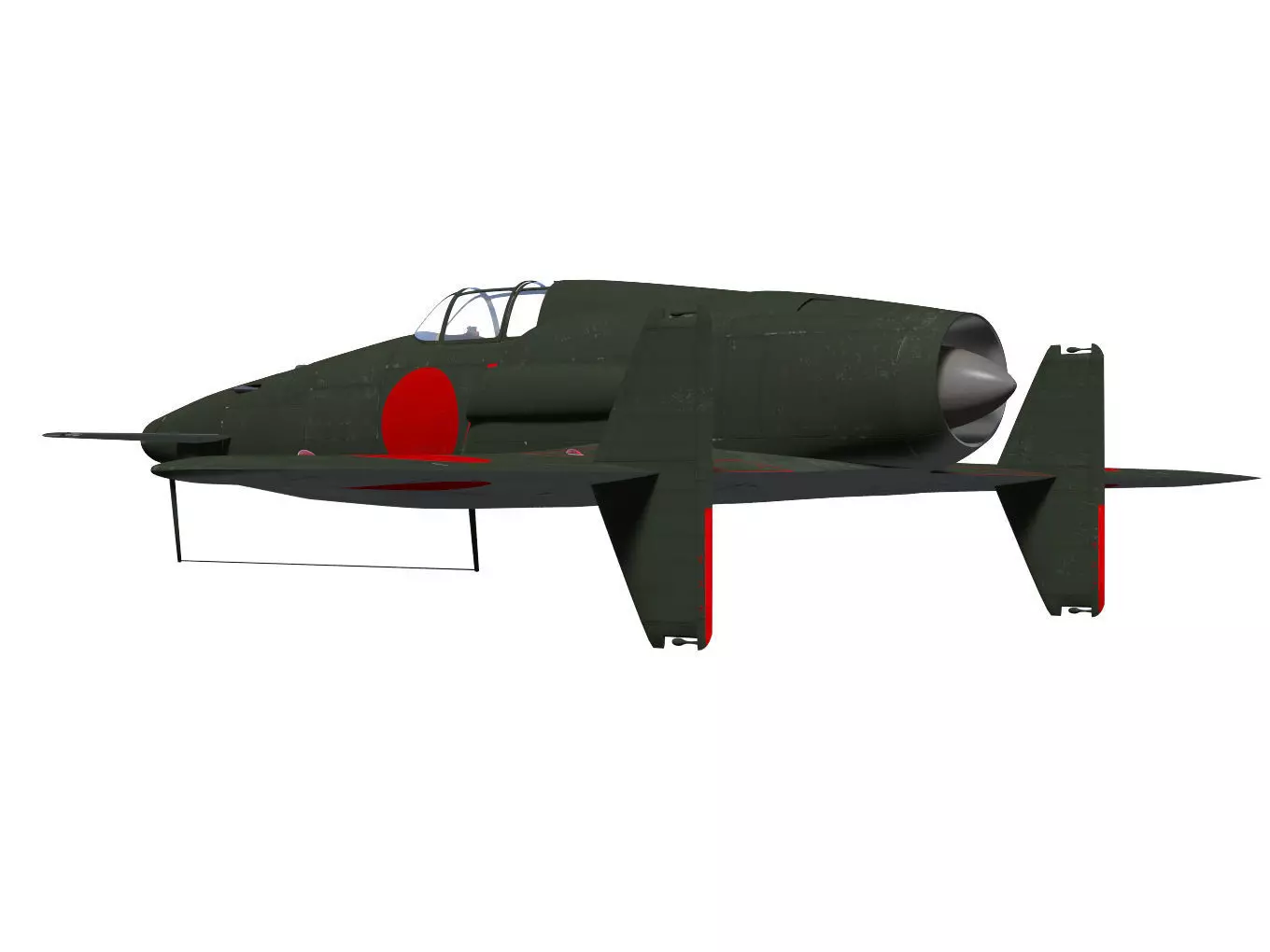 Kyusyu J7W2 Shinden kai 3D model_4
