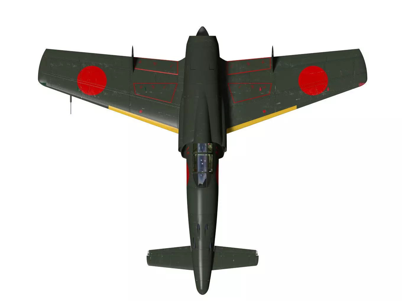 Kyusyu J7W2 Shinden kai 3D model_13