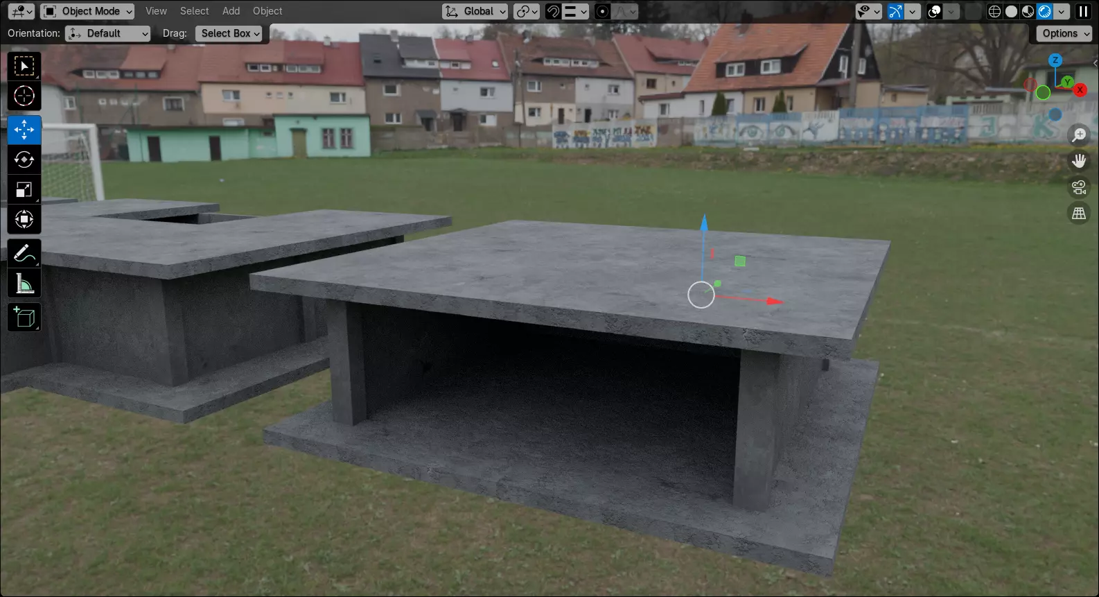 Abandoned Building Site - Environment 003 Low-poly 3D model_32