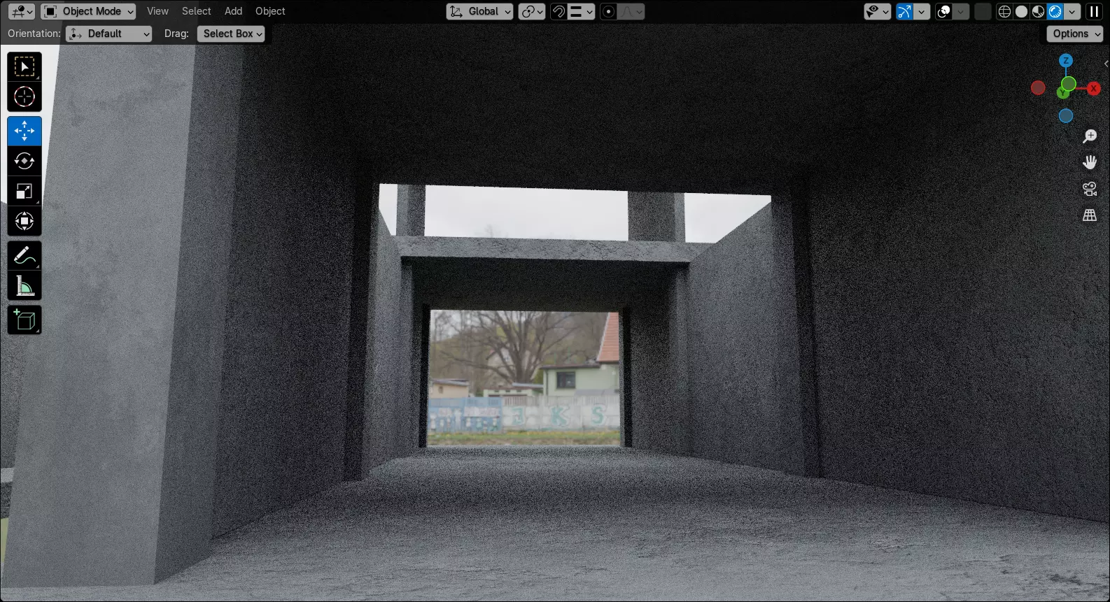 Abandoned Building Site - Environment 003 Low-poly 3D model_28