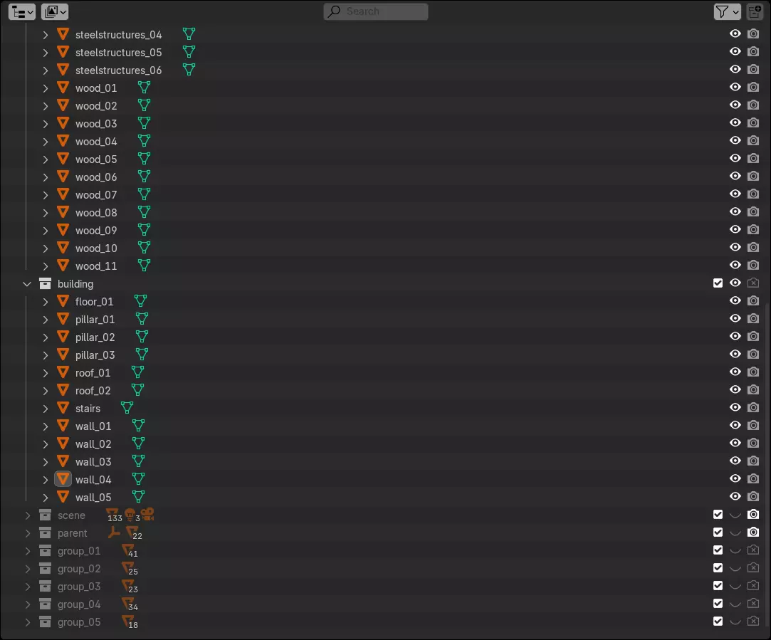 Abandoned Building Site - Environment 003 Low-poly 3D model_39