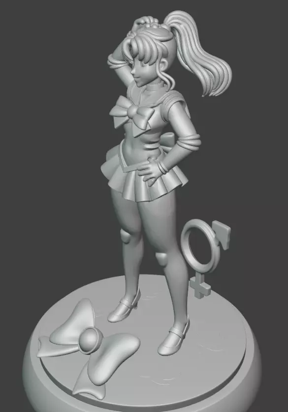 Sailor Jupiter 3D print model_3
