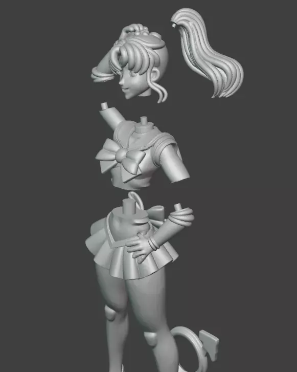 Sailor Jupiter 3D print model_13