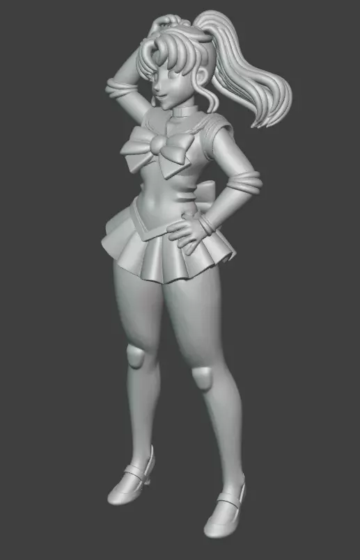 Sailor Jupiter 3D print model_11
