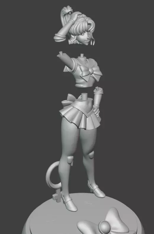 Sailor Jupiter 3D print model_12