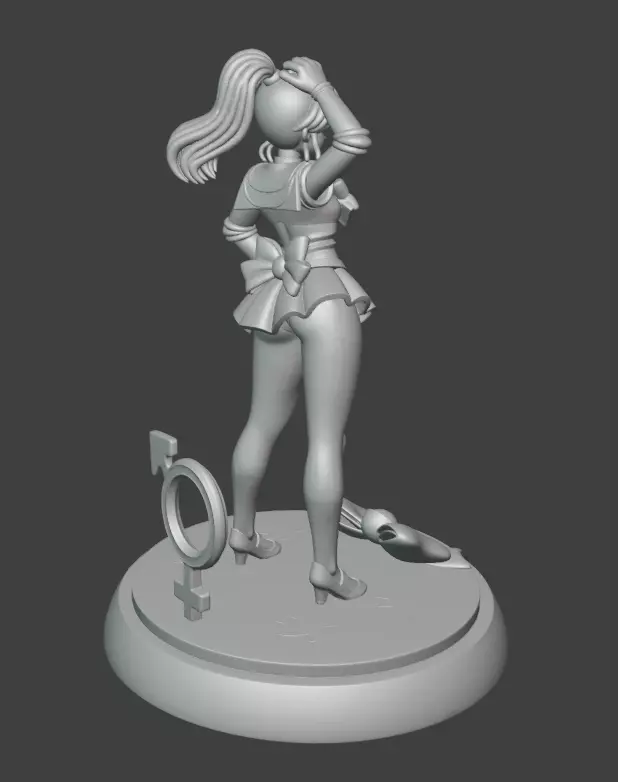 Sailor Jupiter 3D print model_9