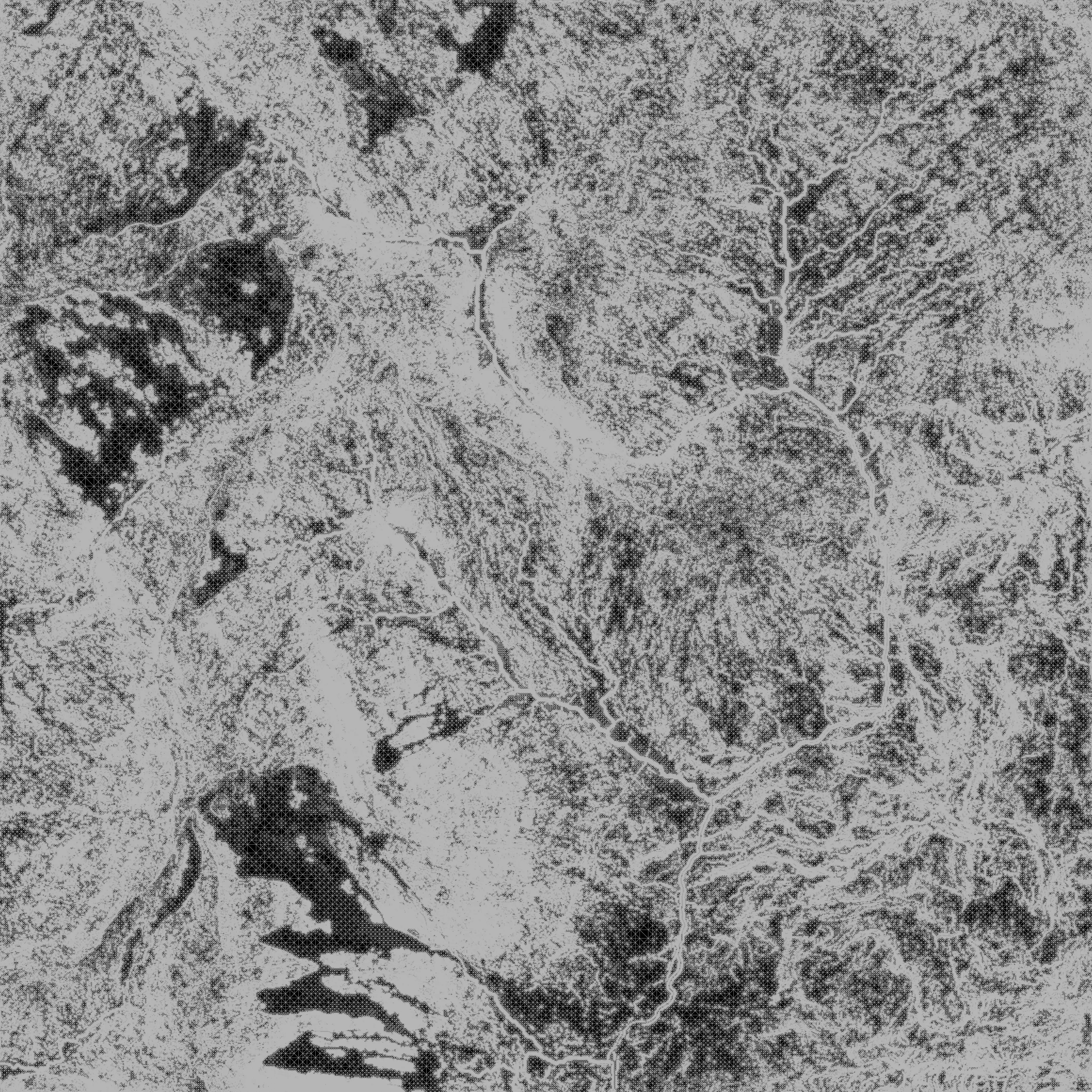 Hilltop topography and landform 3D model_8