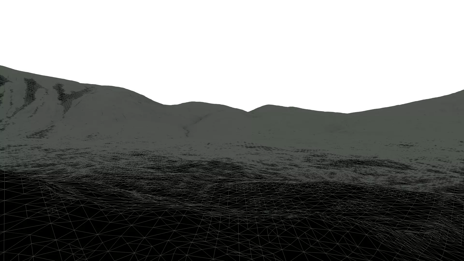Hilltop topography and landform 3D model_1