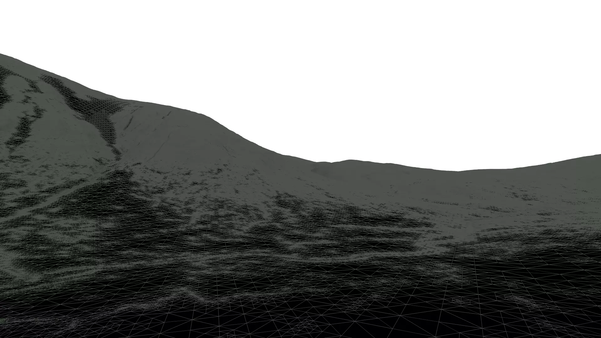 Hilltop topography and landform 3D model_5