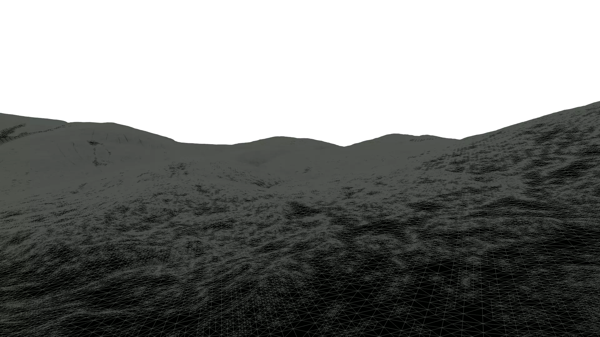 Hilltop topography and landform 3D model_3