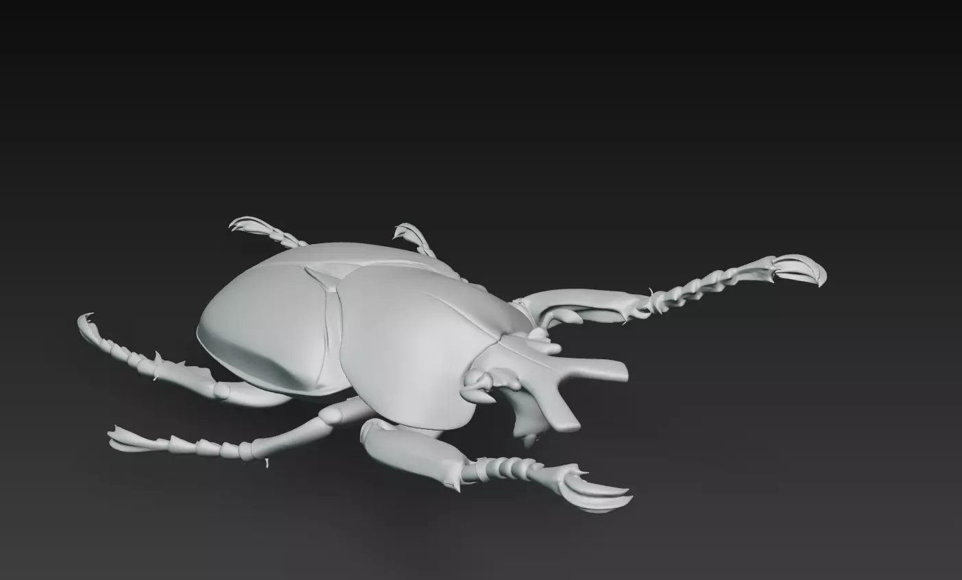 Imperial Goliath Beetle - Ornamental Realistic Sculpture 3D 3D print model_5