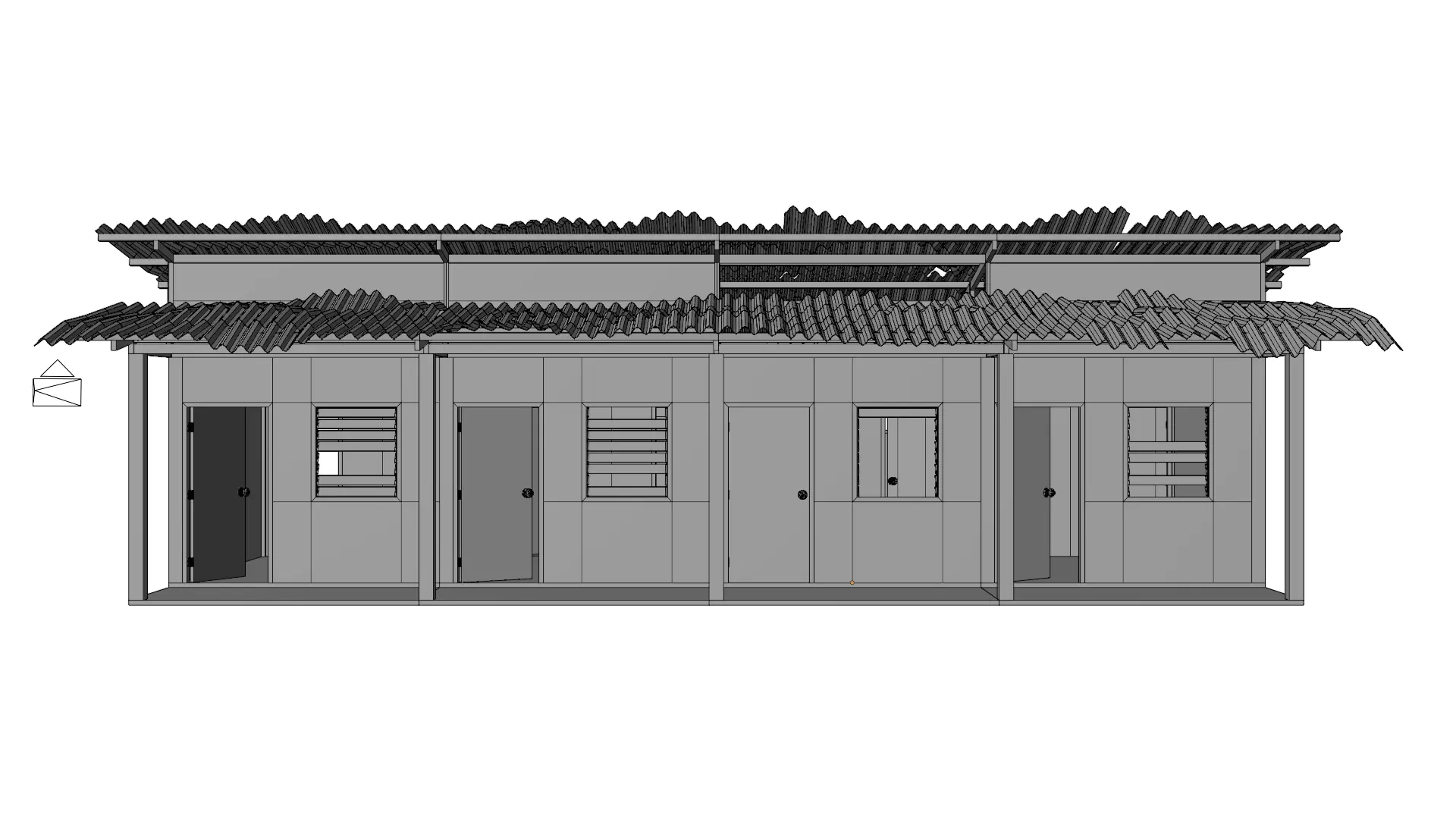 Thai Dorm Abandoned 3D model_5