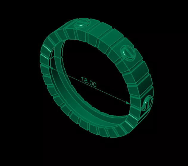 Pendant Earrings Rings Bracelet Combo 2 combo 3D print model_7