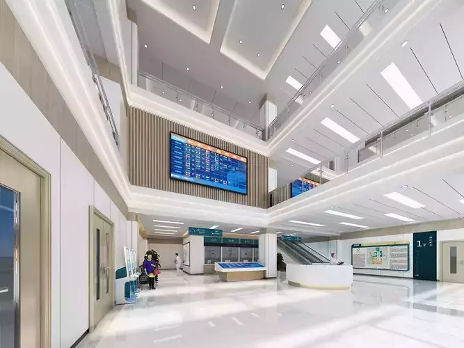 ospital lobby reception hall 