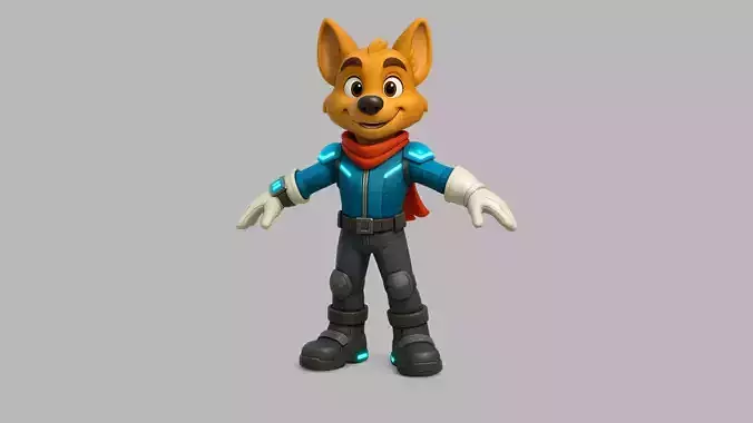 Dog  3D Character