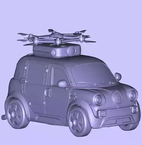 China electric self-driving food delivery vehicles