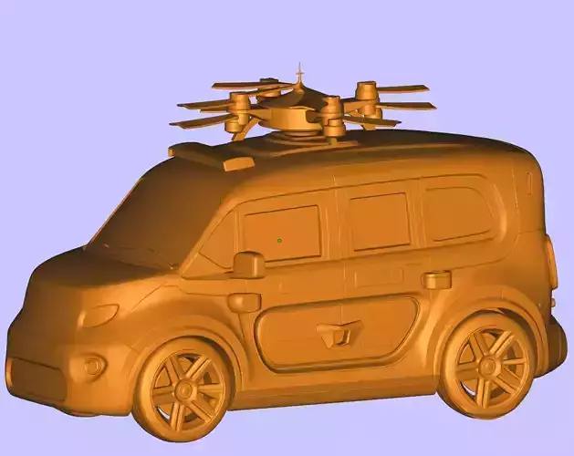 China electric self driving food delivery vehicles