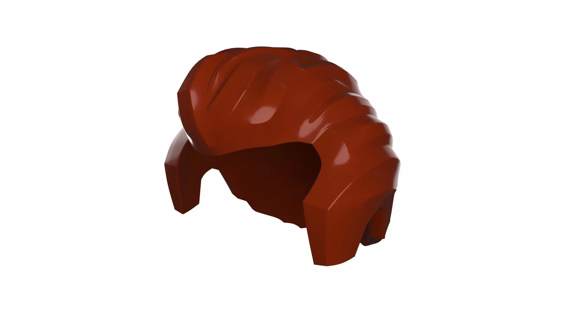 Custom3Dprint Minifigure Accessory - Minifigure Hair S2 - 050 3D print model