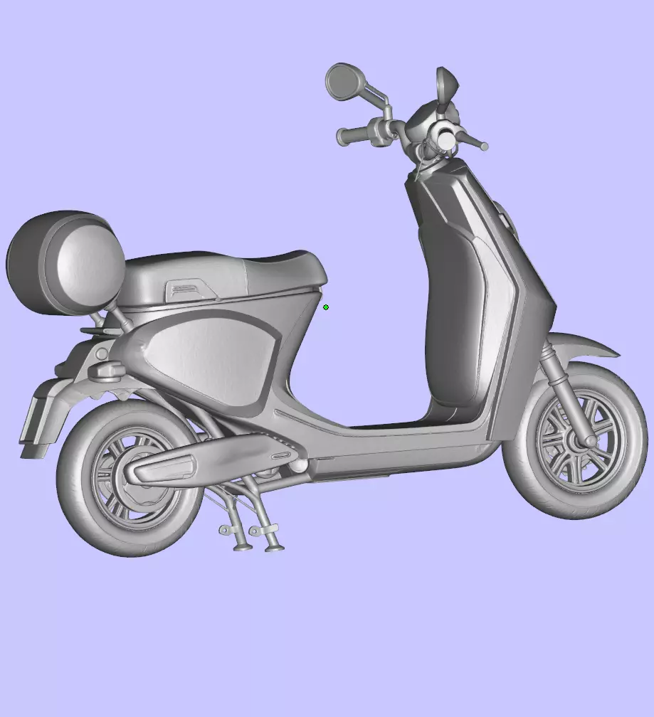 electric tricycle 3D print model