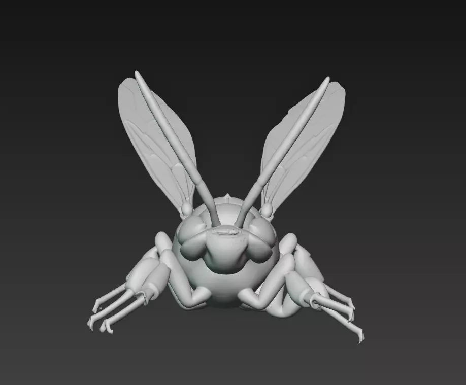 Realistic Hornet Sculpture - High-Detail Insect 3D Model 3D print model_8