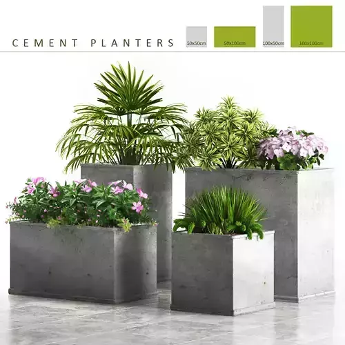 planter box cement