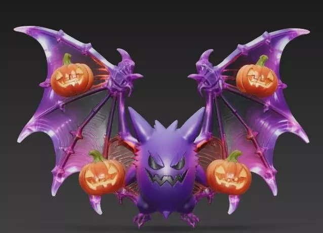 Gengar alas 3D print model_0