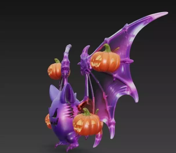 Gengar alas 3D print model_2