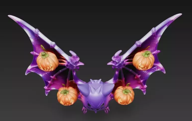 Gengar alas 3D print model_6