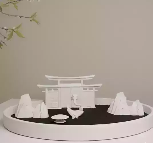 3D Printable Zen Garden Kit