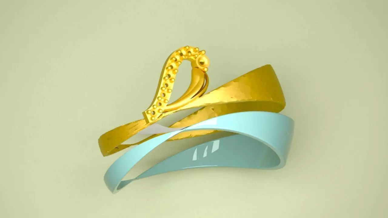 Customizable Magnetic Modular Ring-PrintableJewelryDesign 3D print model_2