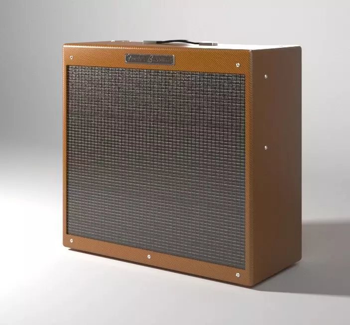Ampli Fender Bass 3D model_0