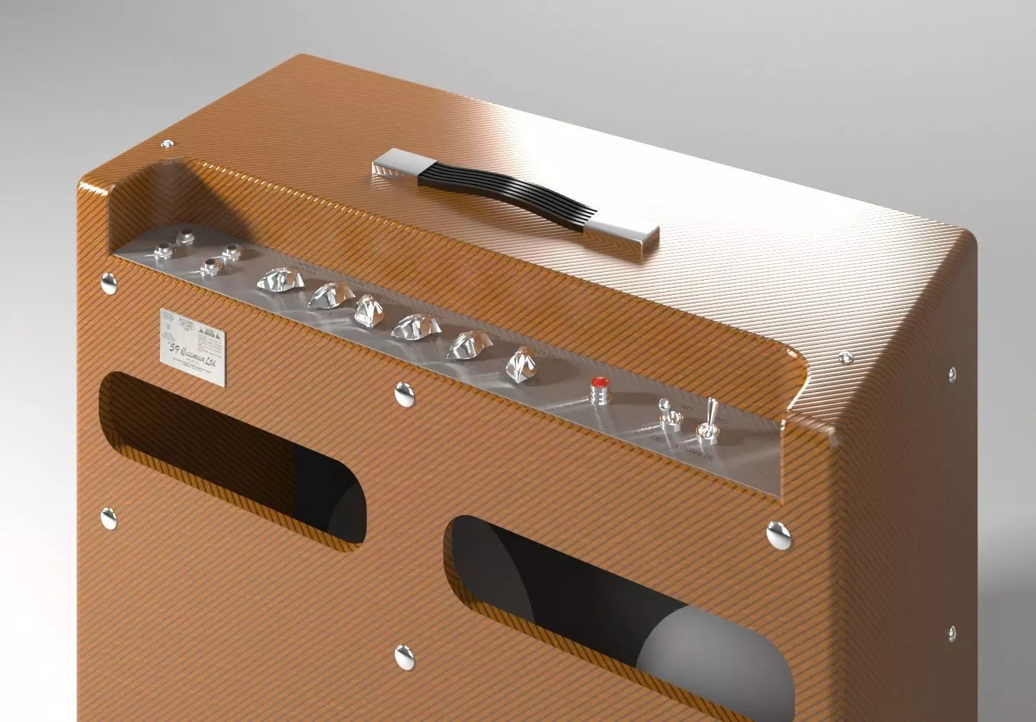 Ampli Fender Bass 3D model_3