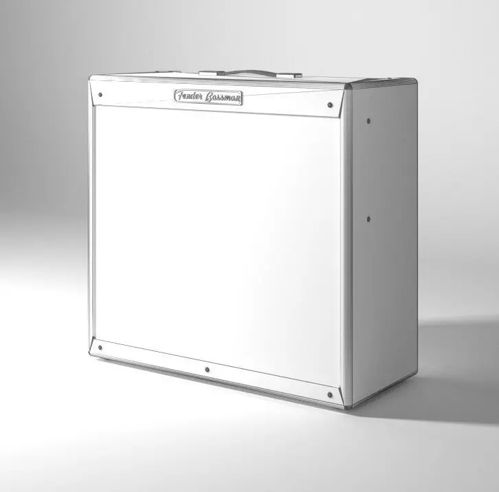 Ampli Fender Bass 3D model_5