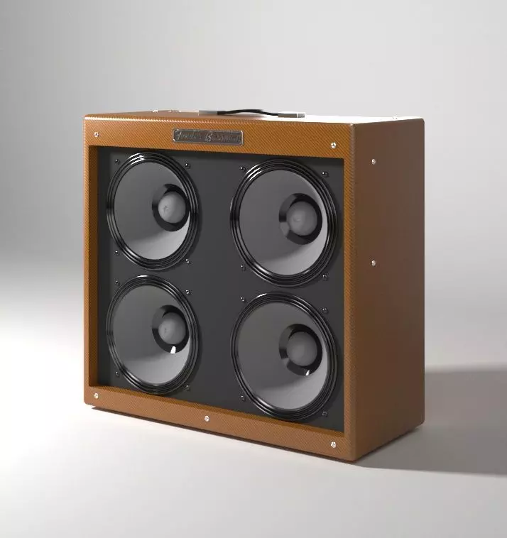 Ampli Fender Bass 3D model_4