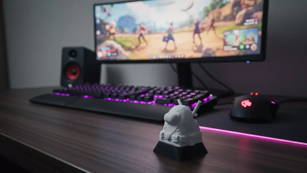 Deadpool Keycap stl  3D print model_0
