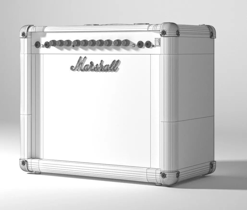 Ampli Marshall 3D model_6