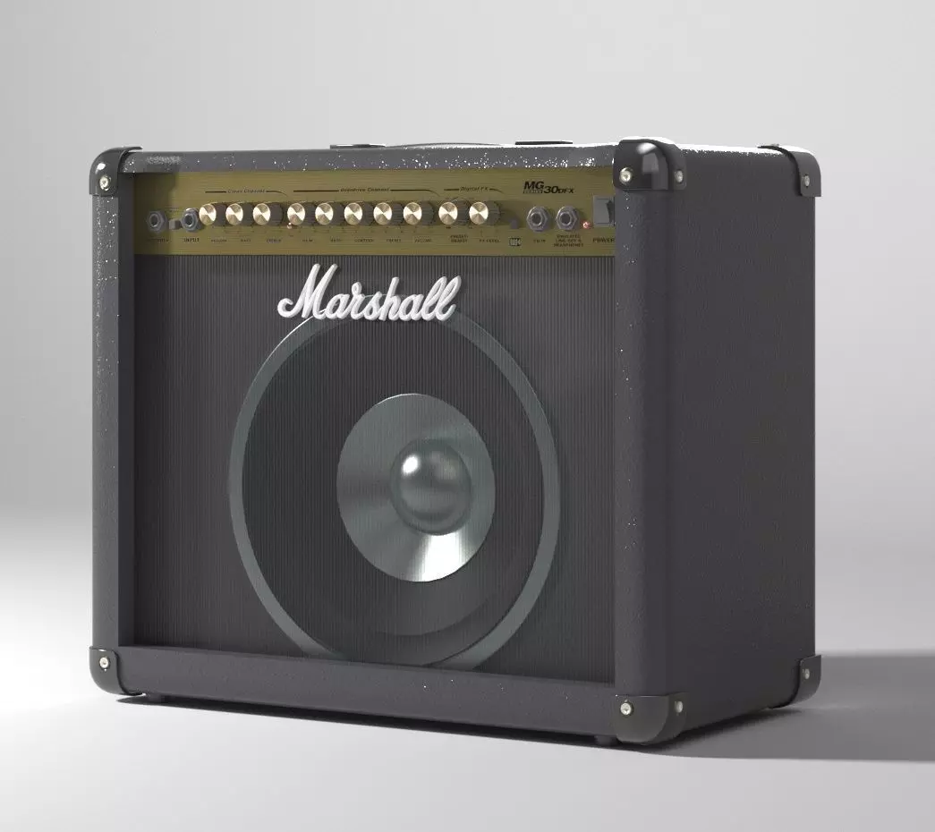 Ampli Marshall 3D model_0