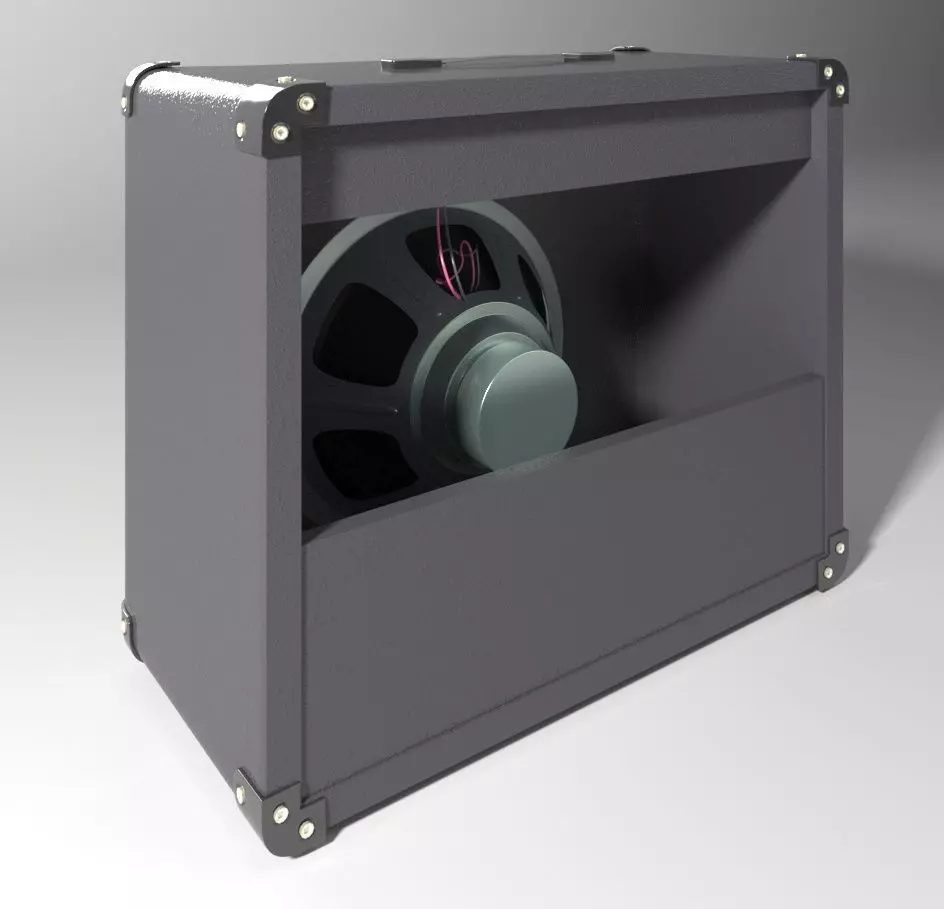 Ampli Marshall 3D model_4