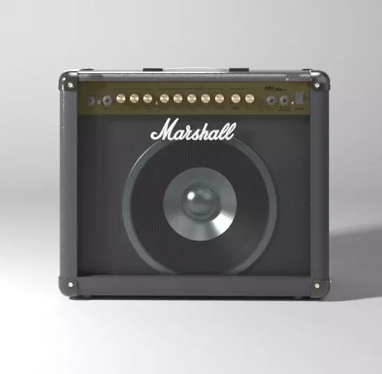 Ampli Marshall 3D model_1